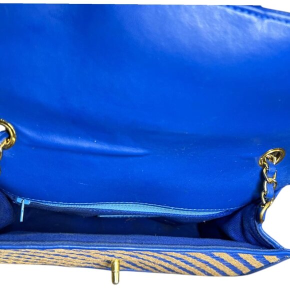 Chanel Small Raffia and Jute Urban Jungle Single Flap - Picture 8 of 9